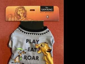 Primary image for the The Lion King Pet Apparel Size Small Auction Item