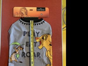 Secondary image for the The Lion King Pet Apparel Size L Auction Item