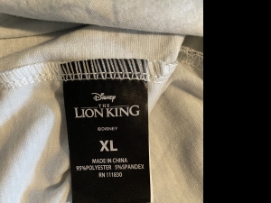 Primary image for the The Lion King Pet Apparel Size X-Large Auction Item