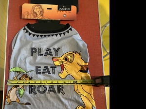 Secondary image for the The Lion King Pet Apparel Size X-Large Auction Item