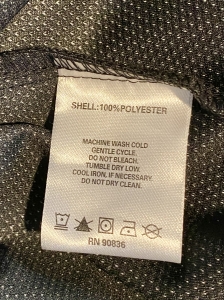 Secondary image for the Black 1/2 Zipper Polyester Jacket with Kitty Connection Logo Auction Item