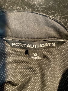 Secondary image for the Black 1/2 Zipper Polyester Jacket with Kitty Connection Logo Auction Item