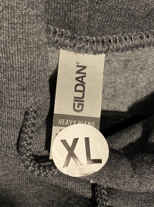 Secondary image for the Another Kitty Connection Hooded Sweatshirt Dark Grey Size X-Large Auction Item