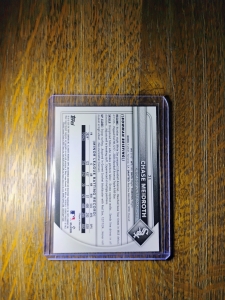Secondary image for the 2025 Bowman Chrome Baseball #71, Chase Meidroth Red RC Redemption, White Sox Auction Item
