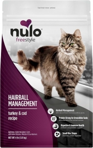 Primary image for the Nulo (CAT) Hairball Management. turkey & cod recipe, 2.27kg  damage:  seal/puncture/tear Auction Item