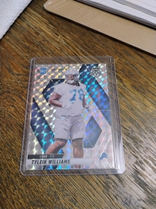 Primary image for the Tyleik Williams RC/Mosaic 2025/Silver Parallel/Lions Auction Item