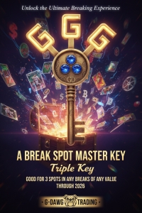 Primary image for the Triple Key/3 x Break Spot Master Key/Good for Three Spots in any Break(s) of any Value at G-Dawg Trading~ Auction Item