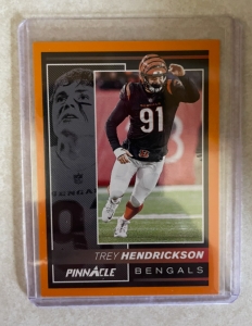 Primary image for the Trey Hendrickson, Score, Bengals, Orange Parallel, Mathew Emerick  Auction Item