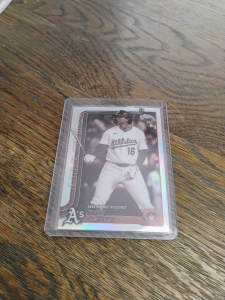 Primary image for the Nick Kurtz RC, 2025 Topps Chrome Update #USC180, Sepia Parallel, A's  Auction Item