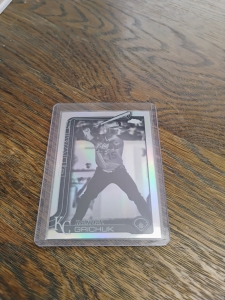 Primary image for the Randal Grichuk, 2025 Topps Chrome Update #USC158, Negative Parallel, Royals  Auction Item