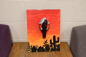 Primary image for the Coyote Skull and Painting Auction Item