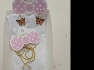 Primary image for the Golden Butterfly Jewelry Basket Auction Item