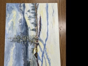 Primary image for the Mountain Scenery Painting Auction Item