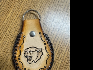 Primary image for the Leather Cougar Key Chain Auction Item