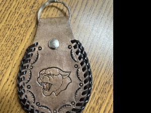 Primary image for the Leather Cougar Key Chain Auction Item