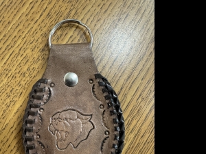 Primary image for the Leather Cougar Key Chain Auction Item