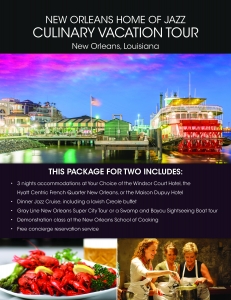 Secondary image for the New Orleans Home of Jazz Culinary Vacation Tour Auction Item