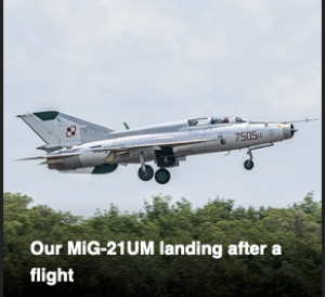 Secondary image for the Take the Ride of Your Life in the MiG-21 Military Jet Auction Item