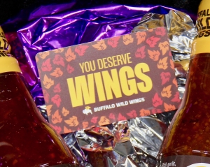 Secondary image for the Buffalo Wild Wings Sauces Gift Basket Auction Item