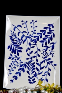 Primary image for the Perfect Serving! Hand Painted Ceramic Platter Auction Item