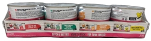 Primary image for the CAT Weruva Tuna Lovers Variety Pack 8 x 5.5 oz Cans Damaged Pkg/Dents Auction Item