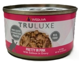 Primary image for the CAT Weruva Salmon in Gravy 24 x 3 oz Cans Damaged Pkg/Dents Auction Item