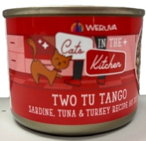 Primary image for the CAT Weruva Sardine, Tuna & Turkey 24 x 6 oz Cans Damaged Pkg/Dents Auction Item