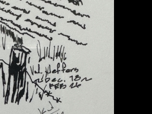 Secondary image for the NOSTALGIC PEN & INK DRAWING PRINT #2 Auction Item