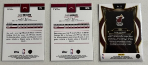 Secondary image for the Bam, Bam, Bam! Bam Adebayo Triple Pop Card Drop/Tom  Auction Item