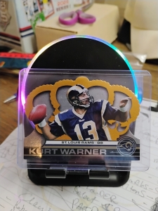 Primary image for the 2001 Pacific Football Crown Royal #117, Kurt Warner, Rams EX/NM Auction Item
