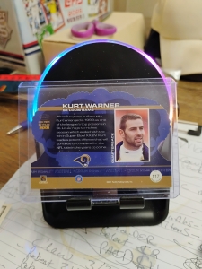 Secondary image for the 2001 Pacific Football Crown Royal #117, Kurt Warner, Rams EX/NM Auction Item