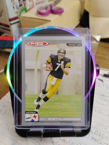 Primary image for the 2004 Topps Total Football #375, Ben Roethlisburger RC, Steelers/EX Auction Item