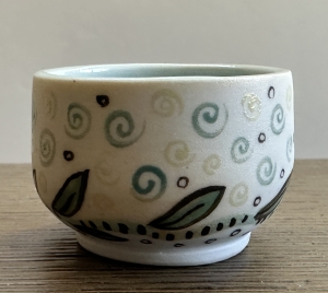 Secondary image for the HANDMADE POTTERY BOWL & SHOT GLASSES Auction Item