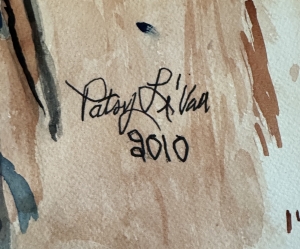 Secondary image for the JAZZY ORIGINAL WATERCOLOR Auction Item